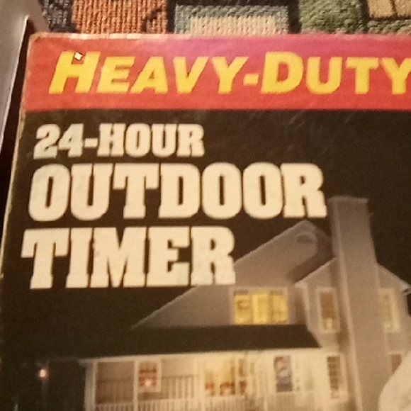 Heavy-Duty 24-Hour Outdoor Timer - Black - Picture 1 of 6